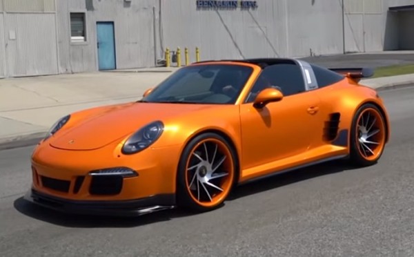 Targa wide body 600x372 at Porsche 991 Targa Wide Body on Forgiato Wheels