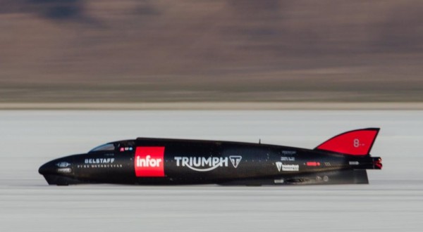 Triumph speed record 600x330 at Triumph Gunning for Motorcycle Land Speed World Record