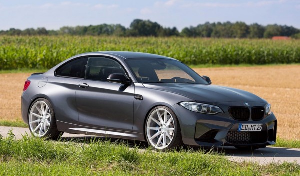 BMW M2 Vossen 0 600x353 at BMW M2 Looks Extra Handsome on Vossen Wheels