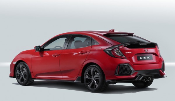Honda Civic Hatchback Euro 0 600x349 at New Honda Civic Hatchback Revealed