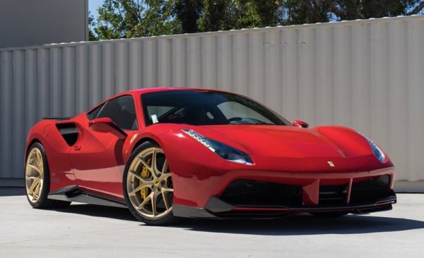 Novitec Ferrari 488 GTB Gold 0 600x365 at Novitec Ferrari 488 GTB on Gold Wheels
