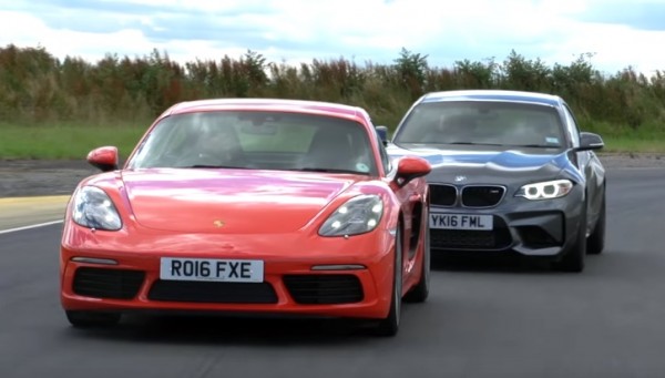 Porsche 718 Cayman S vs BMW M2 600x341 at Track Battle: Porsche 718 Cayman S vs BMW M2