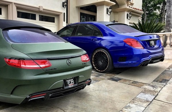 Wald Mercedes S63 Coupe Matte Green 3 600x391 at Wald Mercedes S63 Coupe in Matte Green