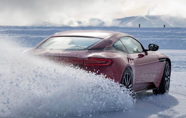 DB11 Snow 600x383 at Watch Aston Martin DB11 Dance on the Snow