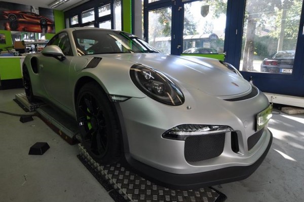 Matte Aluminum Porsche 991 GT3 RS 0 600x398 at Matte Aluminum Porsche 991 GT3 RS Looks Superb
