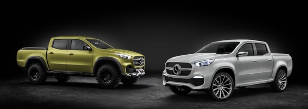 Mercedes X Class Concept 00 600x213 at Mercedes X Class Concept Pickup Truck Unveiled