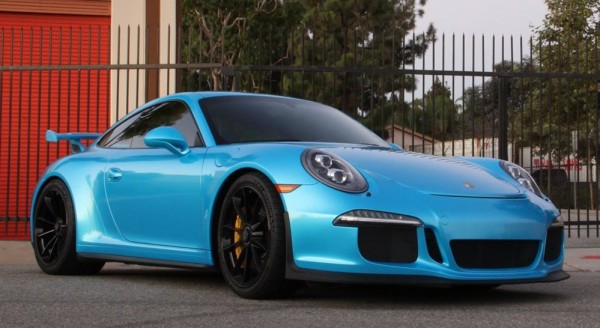 Porsche 991 GT3 Pearl Bahama Blue 0 600x328 at Porsche 991 GT3 in Pearl Bahama Blue