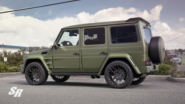 Matte Military Green Brabus G63 00 600x339 at Matte Military Green Brabus G63 by SR Auto