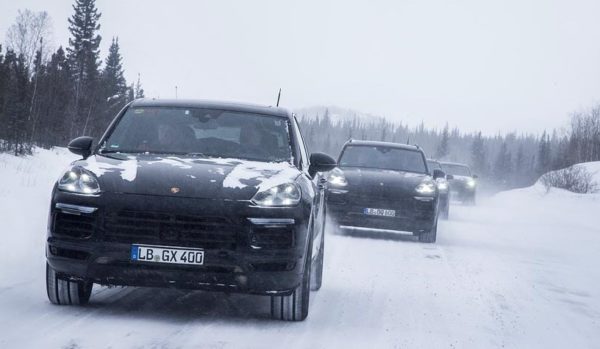 2018 porsche cayenne 600x349 2018 porsche cayenne 600x349 at New Generation Porsche Cayenne Concludes Testing