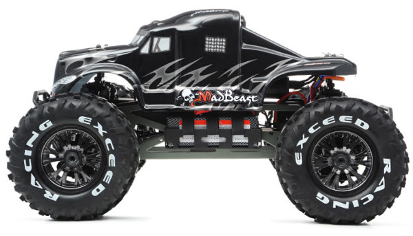 MadBeast BlackSilver Brushless 600x343 at Monster Trucks Passion for Off Road Adventure