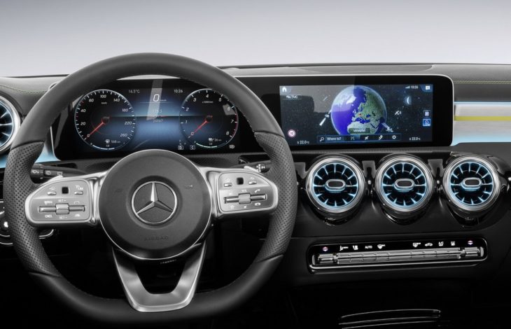 2018 Mercedes A Class Interior 11 730x470 at 2018 Mercedes A Class Interior Officially Revealed