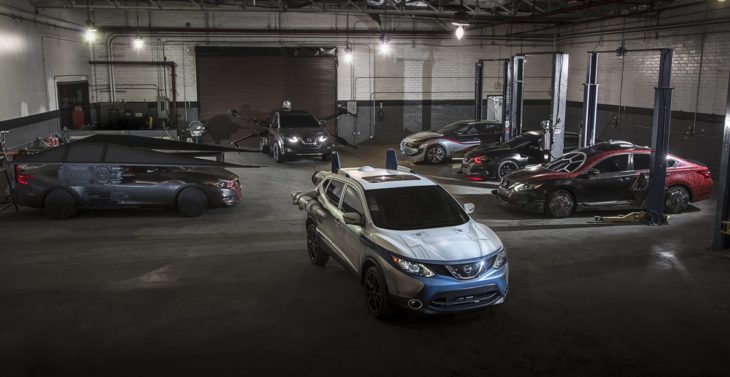 Nissan Star Wars Six Car Lead 730x377 at Nissan Star Wars Vehicles Take L.A. Auto Show by Storm