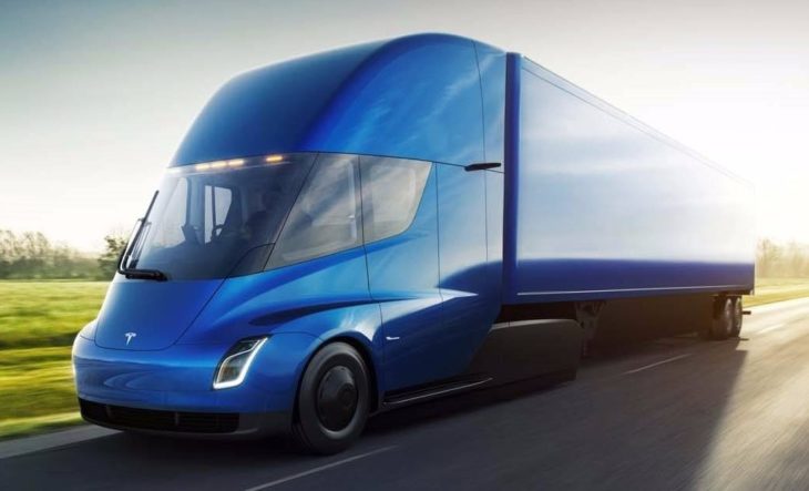 Tesla Semi 2 730x443 at Tesla Semi Truck Unveiled with 5 Second 0 to 60 Time!