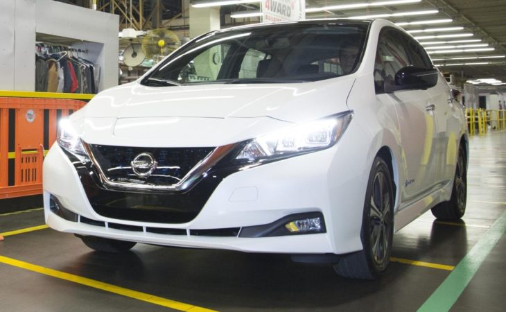 2018 Nissan LEAF Production 1 730x450 2018 Nissan LEAF Production 1 730x450 at 2018 Nissan LEAF Production Begins in Tennessee