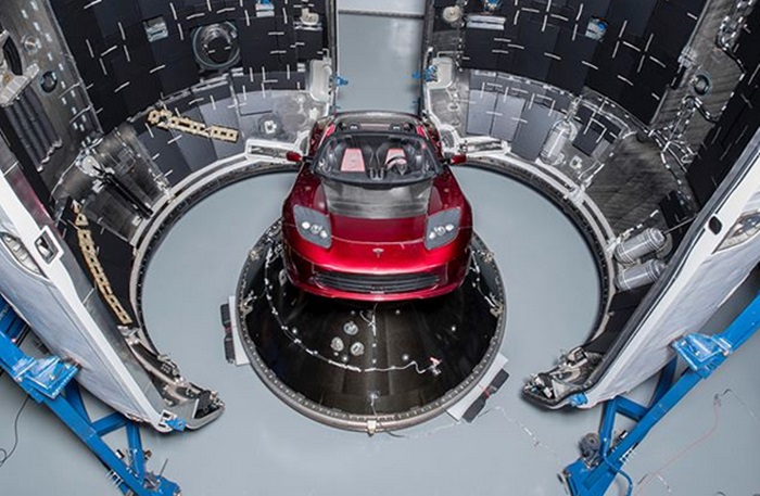 tesla roadster mars 4 at Elon Musk Is Sending His Tesla Roadster to Mars