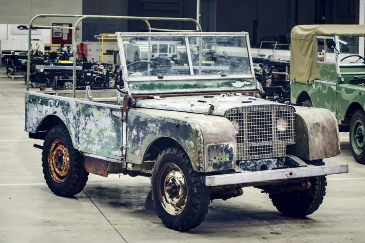 1948 Land Rover 730x487 at 1948 Land Rover Launch Model Headed for Restoration
