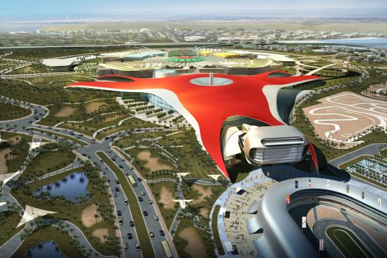 Abu Dhabi Ferrari park is growing fast immagini070156cor 558x372
