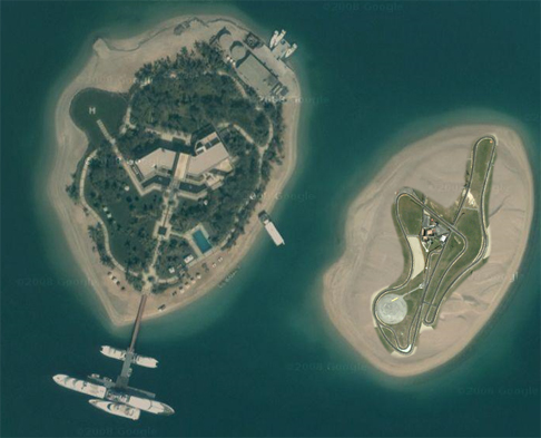 Dubai World Map Island