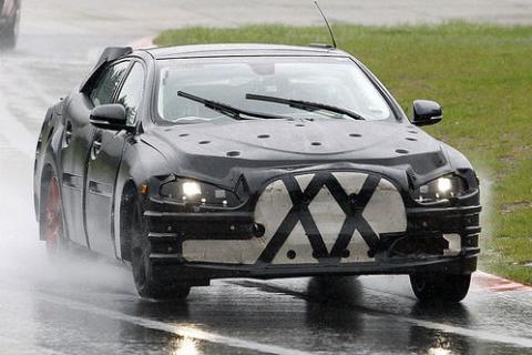 New spyshots of 2010 Jaguar XJ at the Ring jaguar xj spy 1
