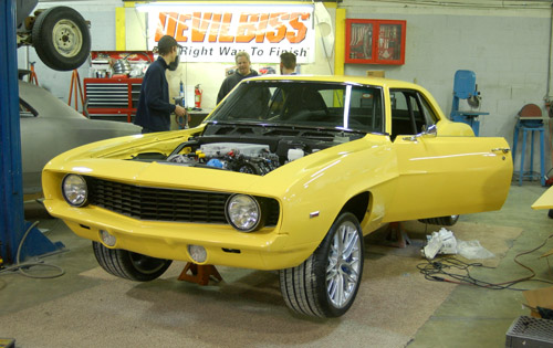 1969 Chevy Camaro with Corvette ZR1 engine camarols909500