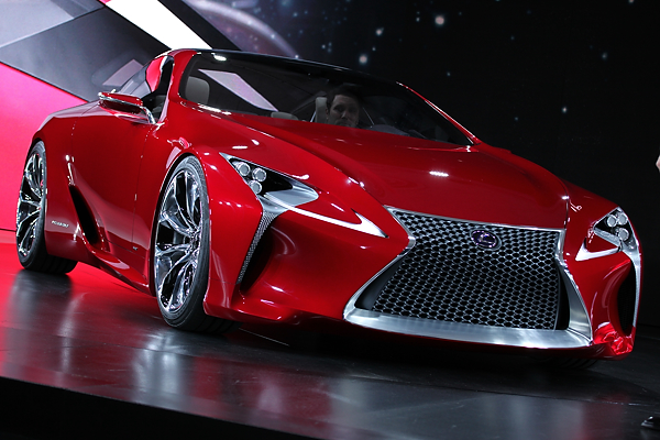 2012 naias day 1 lexus lf lc front at 2012 NAIAS Day 1   Full Photo Gallery