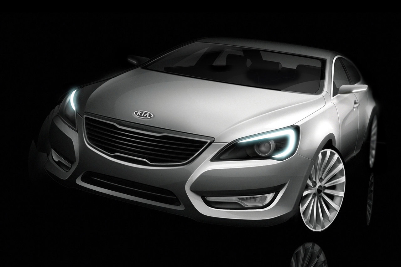 2010 KIA VG 1 at Kia VG production model pictures leaked