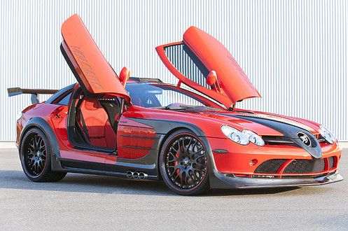 Hamann Volcano Special red 1 at Hamann SLR Volcano Red Edition