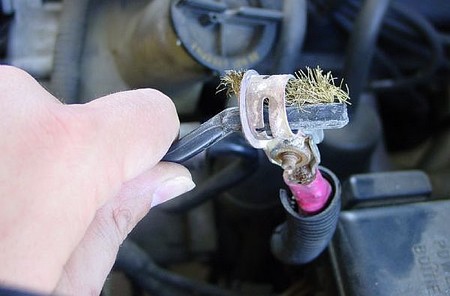 Clean Car Battery Terminals 1 at How to Clean Car Battery Terminals