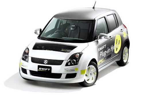 Suzuki Swift Plug in Hybrid at Suzuki revealed green concepts for 2009 TMS