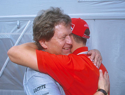 Norbert HAug and Schumi at Norbert Haug rules out Schumachers return