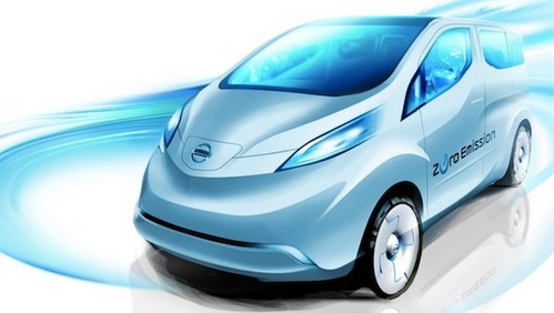 nissan electric LCV at Nissan previews new all electric commercial van