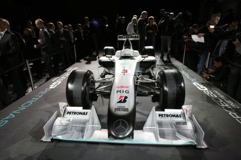 mercedes GP 3 at 2010 Mercedes GP Petronas Official Pictures 