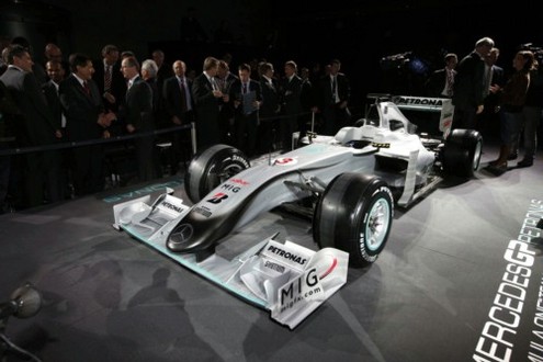 mercedes GP 4 at 2010 Mercedes GP Petronas Official Pictures 