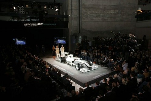 mercedes GP 8 at 2010 Mercedes GP Petronas Official Pictures 
