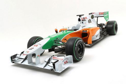 Force India 1 at Force India 2010 Formula1 Car Revealed