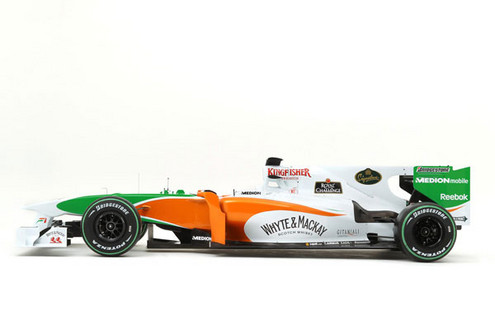 Force India 3 at Force India 2010 Formula1 Car Revealed