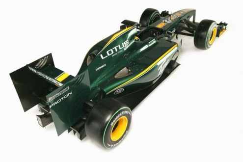 Lotus f1 3 at Lotus Cosworth T127 2010 Formula1 Car Revealed