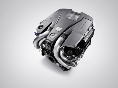 AMG 55 V8 biturbo 1 at Mercedes AMG 5.5 Liter Bi Turbo V8 Gets Official