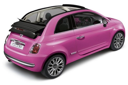 Fiat 500C Pink at Fiat 500C Pink Special Edition