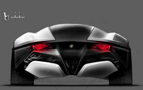 bertone pandion 5 at Bertone Alfa Romeo Pandion Concept Revealed