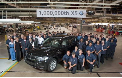 1 millionth x5 at 1,000,000th BMW X5 Rolls Off The Production Line