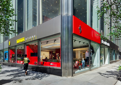 Ferrari Store New York 1 at New Yorks Ferrari Store Opened At Park Avenue