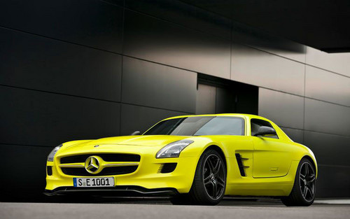 mercedes sls e cell 2 at First Pictures Of Mercedes SLS AMG E Cell 