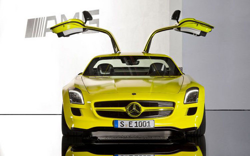 mercedes sls e cell 3 at First Pictures Of Mercedes SLS AMG E Cell 