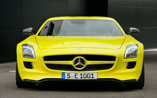 mercedes sls e cell 4 at Mercedes SLS AMG E Cell Concept In Details