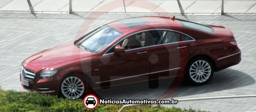 2011 mercedes cls spyshot 3 at 2011 Mercedes CLS Scooped Completely Undisguised