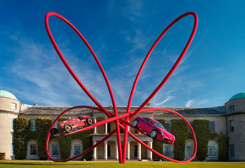 Alfa Romeo Centenary Sculpture at Alfa Romeo Centenary Sculpture At Goodwood FoS