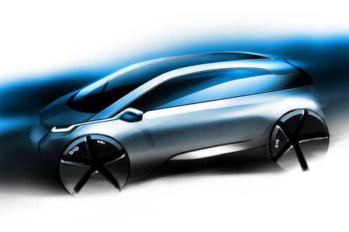 BMW megacity teaser1 at First Sketch Of 2013 BMW Megacity EV 