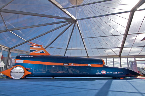 Bloodhound SSC 3 at Bloodhound SSC 1000 MPH Car Prototype Revealed