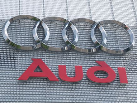audi logo at Audi of America: 40 Years   2 Million Sales